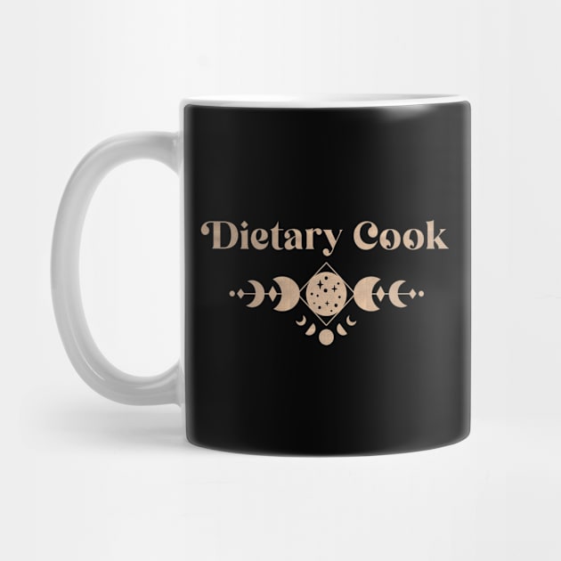 Dietary Cook - Boho Colored Moon Phase Design by best-vibes-only